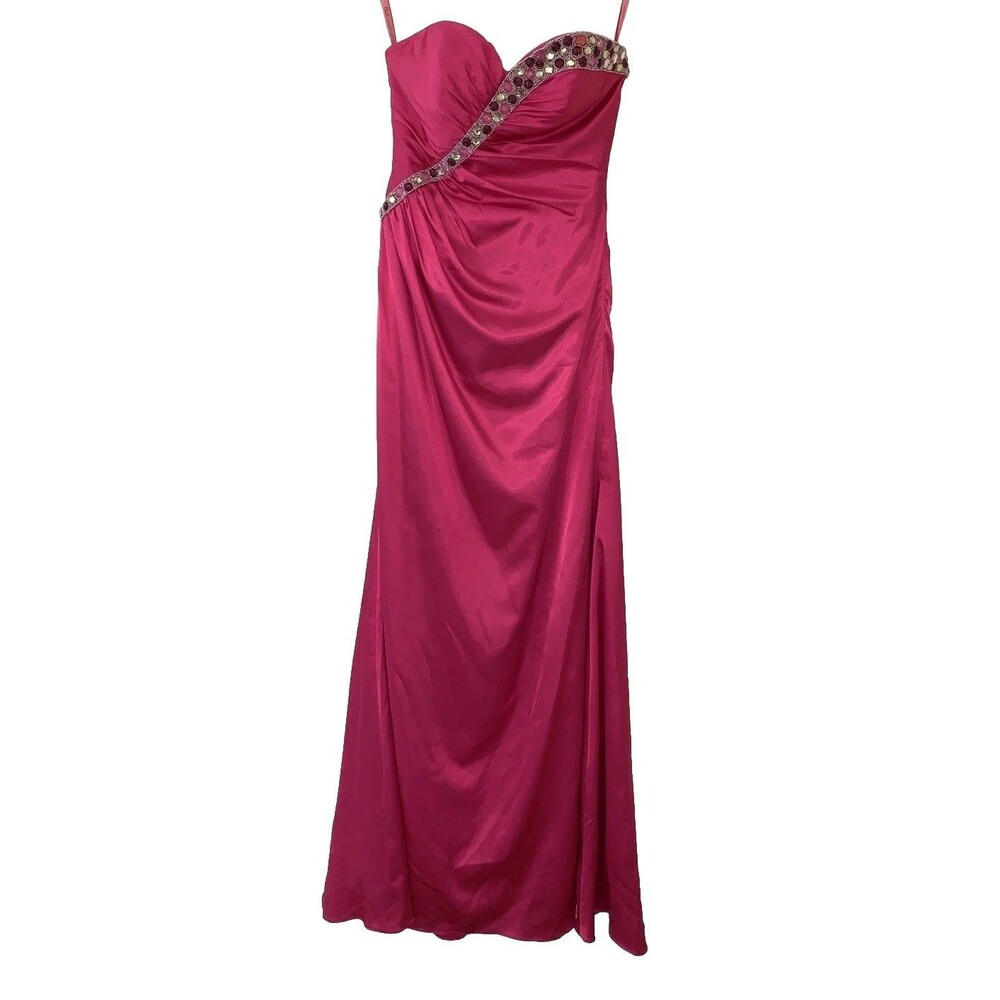 Flirt Maggie Sottero Prom Dress Hot Pink 2 Quinceanera Wedding Formal Ball Gown
